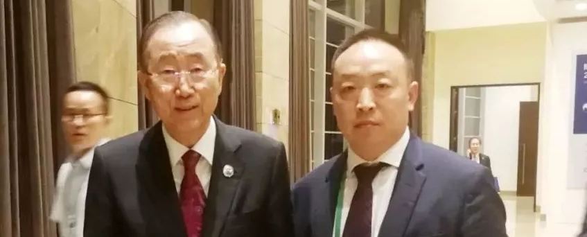 老逼xxx联合国第八任秘书长潘基文会见赵章栓会长